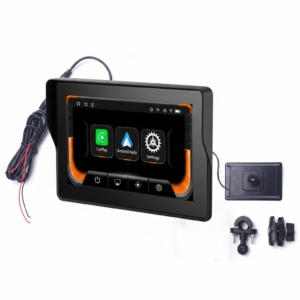 Écran MotoSync 5 pouces CarPlay & Android Auto – Kit universel pour toutes motos et scooters